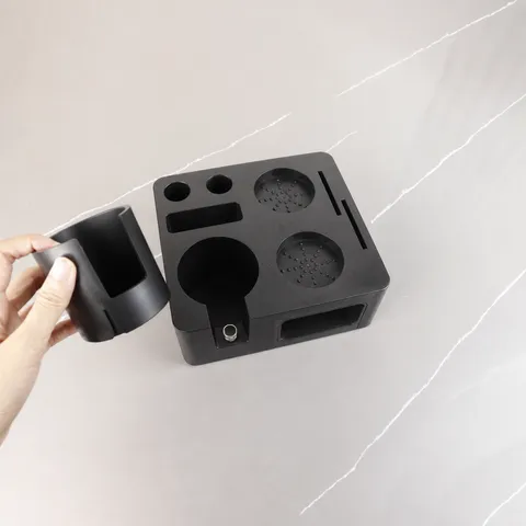 Multifunctional Coffee Tamper Station ABS Espresso Tamper Holder Storage Base For Portafilter Home Cafe
