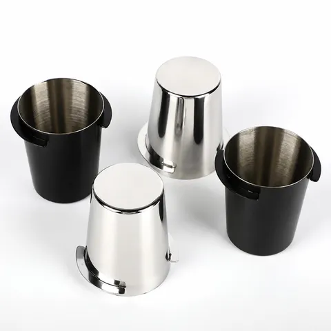 Stainless Steel Coffee Dosing Cup Espresso Machine Powder Feeder Scent Cup Portafilter Powder Receiver Coffee Accessories