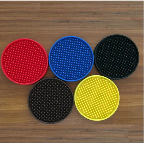 Ronde PVC Antislip Bar Mat Onderzetter Waterdicht Hittebestendig Zacht Rubber Drinkonderzetter Voor Bar Thuis Keuken