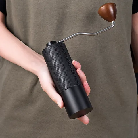 Manual Coffee Grinder Portable Hand Coffee Bean Grinder Stainless Steel Burr Hand Crank Coffee Mill With Adjustable Setting Kitchen Tool