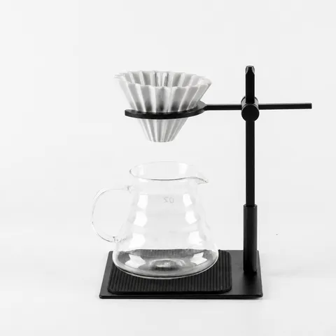 Adjustable Pour Over Coffee Stand Iron Filter Holder Support Frame For Home Cafe Office Coffee Brewing Tools