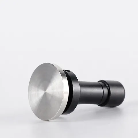 Stainless Steel Coffee Tamper Flat Base Espresso Powder Hammer Barista Tool For Home Office Cafe Kitchen