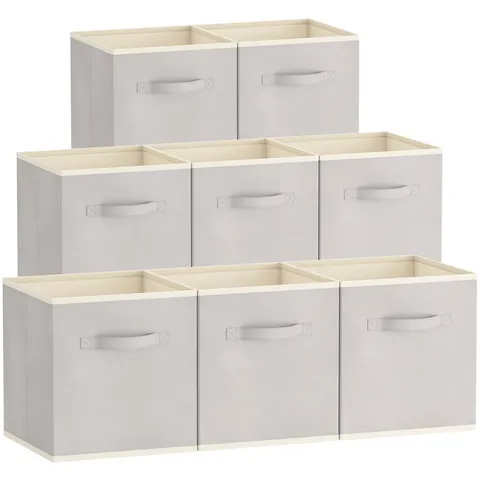Foldable Fabric Storage Box With Handle Large Collapsible Storage Bin Organizer For Closet Bedroom Living Room Home