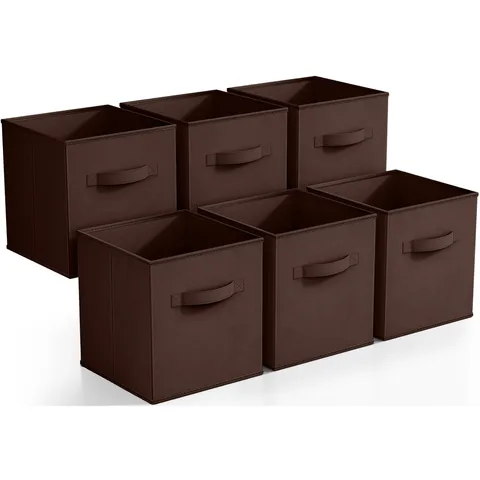 Foldable Fabric Storage Box Non-Woven Cloth Drawer Organizer Cube Bin For Closet Clothes Sundries Household Storage Container