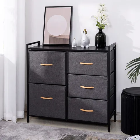 Armadio di Stoccaggio Multistrato Tipo Cassetto Comodino Soggiorno Organizzatore di Stoccaggio con Top in Legno