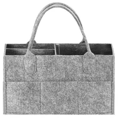 Vilt Opbergmand Draagbaar Multi-Compartiment Luier Organizer Reistas Modern Minimalistische Organizer