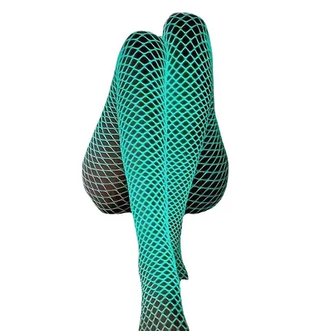 Sexy Luminoso Red Bodystocking Mujer Calado Brillar en La Oscuridad Nylon Pieza Única Sin Entrepierna Malla Lingerie