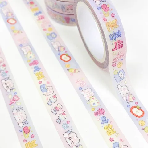 Washi Tape Leuke Cartoon Konijn En Kat Decoratieve Plakband Scrapbooking Journaling Ambacht Rand Materiaal