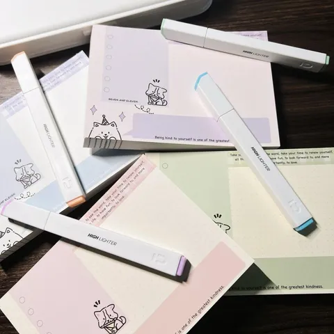 Cute Cartoon Dog Memo Pad Student Office Stationery Notepad Non-Sticky Single-Sided Printing Note Pad