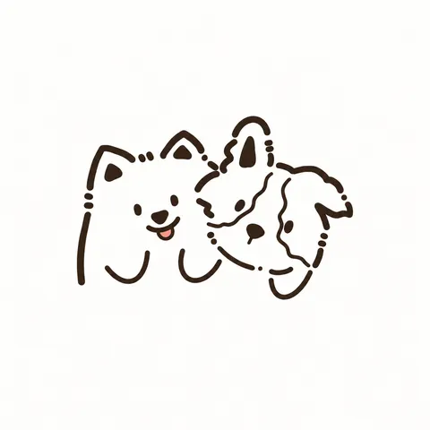 Cute Cartoon Dog Memo Pad Student Office Stationery Notepad Non-Sticky Single-Sided Printing Note Pad