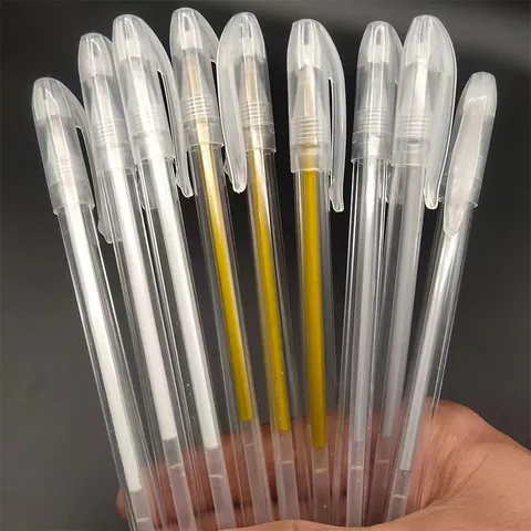 Metallikos Markadoros Ypogrammisis Chrysos Asimenios Stilo Gel Technis Mathitis DIY Hmerologio Grafilia