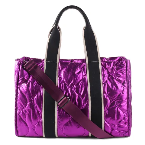Γυναικείο Large Capacity Puffer Tote Bag Fashion Quilted Nylon Shoulder Crossbody Bag Casual Down Cotton Handbag