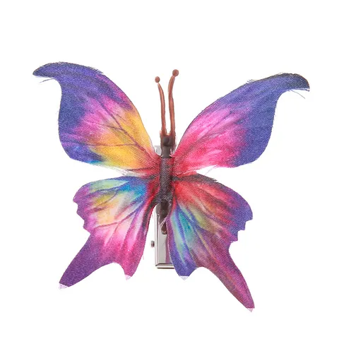 Handmade Fabric Butterfly Hairpin Dreamy Net Yarn Hair Clip Fairy Style Cute Headwear Hair Accessories For Women And Girls