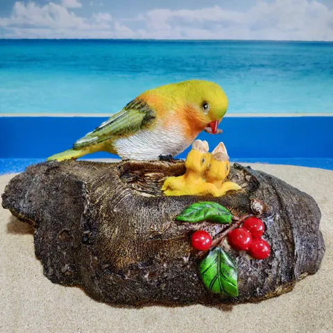 Synthetic Resin Animal Wall Hanging Parrot Squirrel Koala Figurine Indoor Outdoor Home Garden Decor Ornament