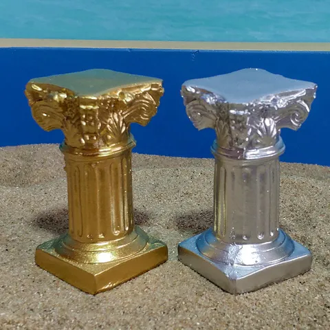 Stile Europeo Resina Colonna Romana Statuetta Accessori di Fotografia in Miniatura Gioco da Tavolo di Sabbia Decorazione d'Interni Ornamento