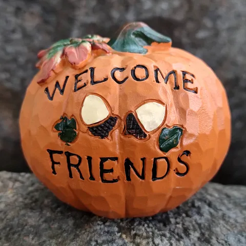 Halloween Harvest Pumpkin Resin Ornament Festival Desktop Table Decoration Sandbox Accessory Home Decor
