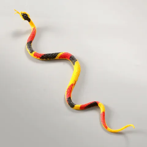 Bambini Giocattolo Simulazione Serpente Set Vinile Animale Modello Scherzo Accessorio Realistico Finto Serpente Giocattolo Festa Decorazione