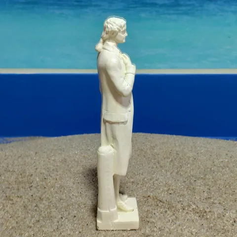 Thomas Jefferson Resin Figurine Statue Desk Ornament Psychological Sand Tray Toy Miniature Collectible Home Decor