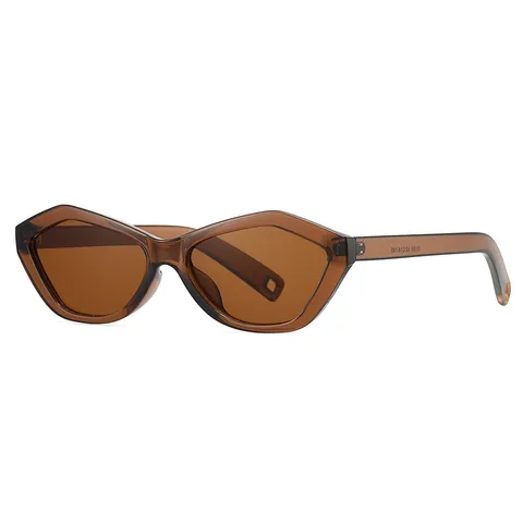 Fashion Geometric Small Frame Sunglasses UV400 Retro Minimalist Polygon PC Sunglasses For Men Women Outdoor Streetwear