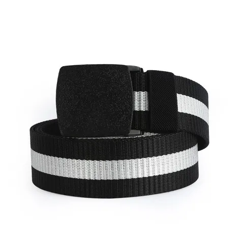 Unisex Outdoor Casual Nylon Gurtband Gürtel Plastik Schnalle Schnelltrocknend Gürtel Für Damen Herren Tägliche Kleidung Zubehör