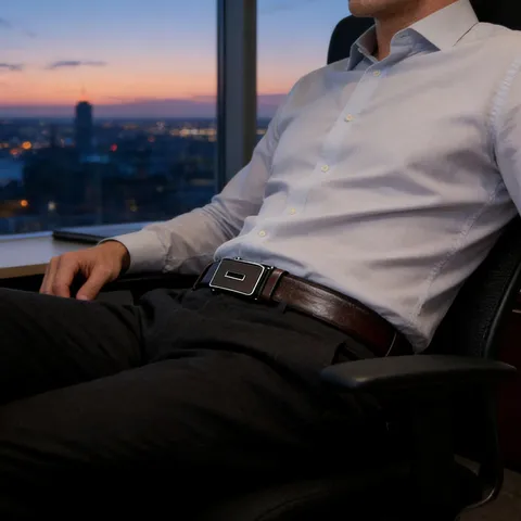 Herren Business Casual TPU Gürtel Mit Legierung Automatische Schnalle Vielseitig Tägliche Hose Gürtel Für Herren