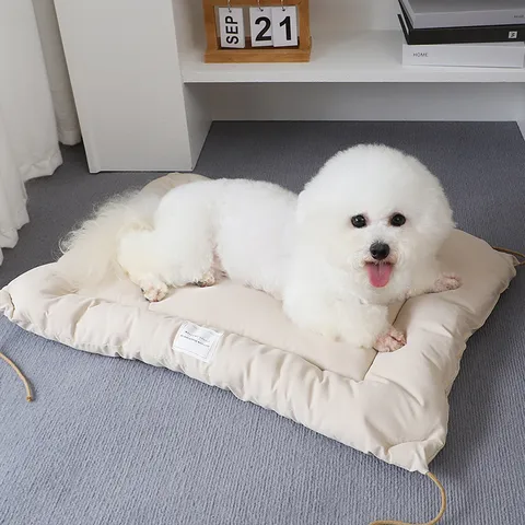 Thickened Soft Warm Pet Mat For Dogs Winter Comfortable Fluffy Cage Mat Portable Indoor Pet Sleeping Pad