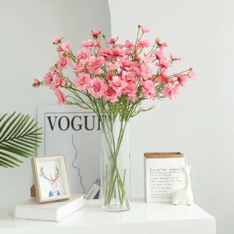 Ramo di Fiori di Farfalla in Seta Artificiale Finto Stelo Floreale per Sfondo Matrimonio Decorazione Casa Accessori Fotografia