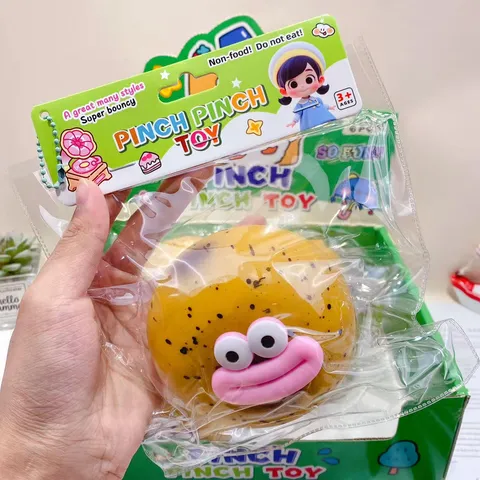Cute Cartoon Potato Squishy Toy Slow Rising Soft TPR Decompression Stress Relief Toy Fun Fidget Toy For Kids And Adults