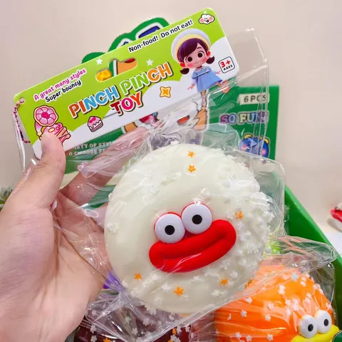 Funny Cartoon Bun Squishy Toy Slow Rising Decompression Vent Toy Cute Stress Relief Novelty Fidget Toy