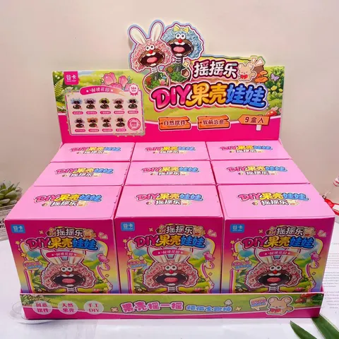 Creative DIY Nutshell Doll Roly-Poly Handmade Material Blind Box Craft Kit Desktop Decor Toy Gift for Teens Adults