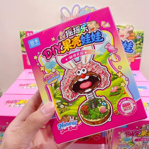 Creative DIY Nutshell Doll Roly-Poly Handmade Material Blind Box Craft Kit Desktop Decor Toy Gift for Teens Adults