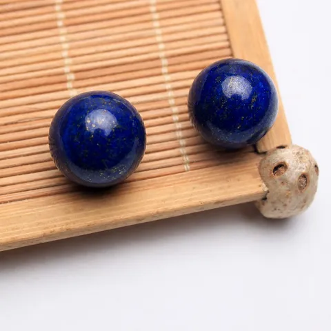 Boule de Cristal en Lapis-lazuli Naturel Sphère Minérale Polie Sphère en Pierre Précieuse Pour Bureau Maison