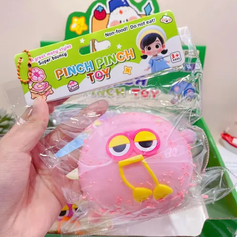 Cute Cartoon Big Eye Eyeball Squishy Toy Soft Rubber Q Elastic Decompression Venting Toy Stress Relief Toy For Kids