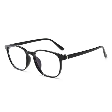 Lunettes Anti Lumière Bleue Rétro Monture PC Verres Transparents Lunettes de Bureau Pour Hommes et Femmes Mode Tendance