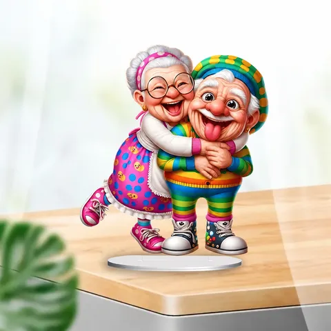 Acrylic Cartoon Anime Desktop Standee Creative Home Room Living Room Decoration Ornaments Cute Tabletop Display Stand