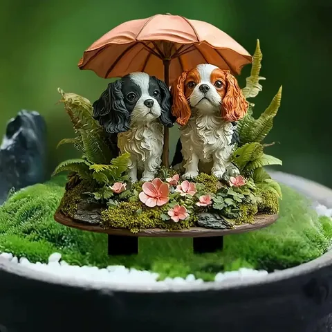 Paletto da Giardino Esterno in Acrilico Simpatico Animale Arte da Giardino Decorazione Prato Pianta in Vaso