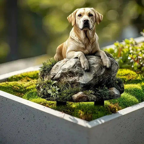 Outdoor Garden Acrylic Decorative Insert Yard Lawn Landscape Ornament Waterproof Halloween Witch Dog Animal Stakes