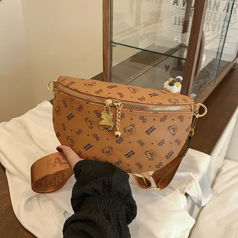 Moda Dherma PU Tsanta Stithous Gynaikes Casual Crossbody Tsanta Me Skhetio Arkoudaki Tsanta Mesis Designer