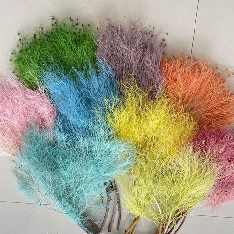 Preserved Flowers Dried Flowers Soft Silk Flower Bouquet Home Decor Arrangement Mother's Day Gift