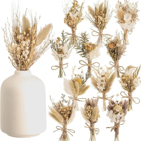 Bohemian Dried Flower Bouquets Mini Natural Plants Dried Flowers For Wedding Table Home Room Decor Gift