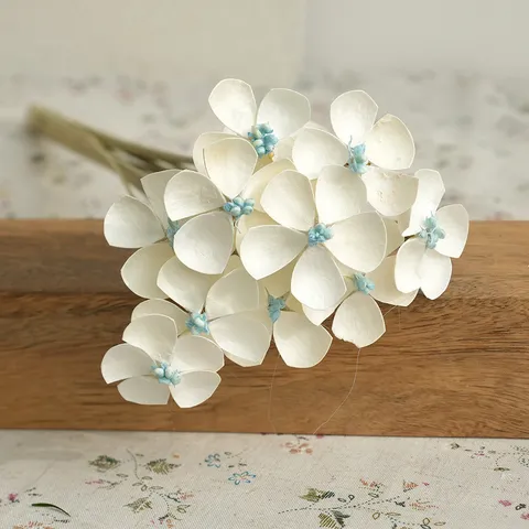 Handmade Artificial Floral Bouquet Simulation Dried Flower Home Decor Table Centerpiece Arrangement