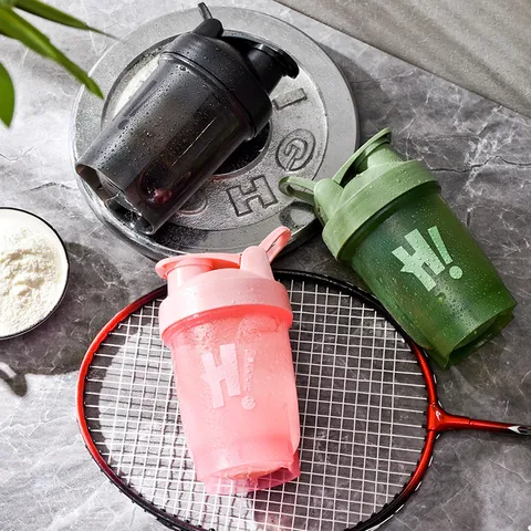 Φορητό Πλαστικό Μπουκάλι Shaker Για Αθλητισμό Fitness Πρωτεΐνη Σκόνη Και Milkshake Αντιδιαρροή