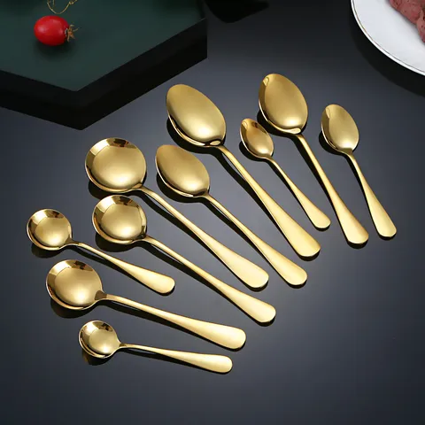 Stainless Steel Tableware Set Knife Fork Spoon Western Dinnerware Household Hotel Cutlery Kitchen Tableware