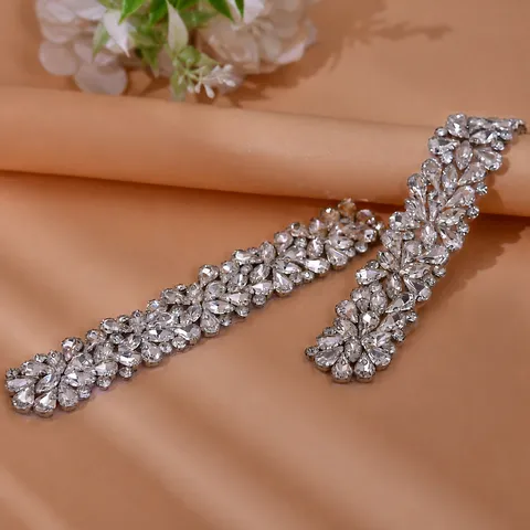 Rhinestone Shoe Clips Detachable Crystal Sequin Shoe Decoration High Heel Accessories Wedding Party Footwear Decor