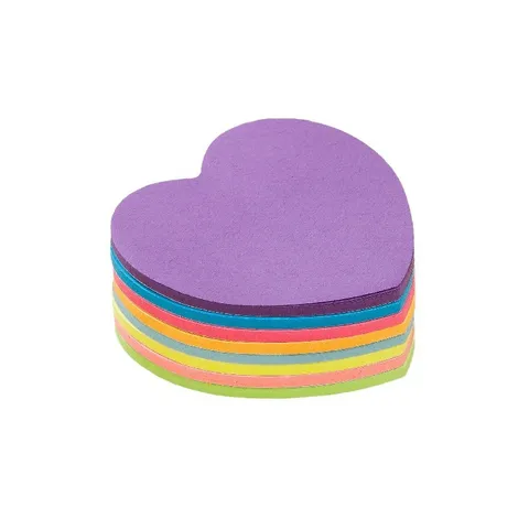 Multicolor Shaped Sticky Notes Creative Self-Adhesive Memo Pads Removable Paper Scratch Pads For School Office Supplies