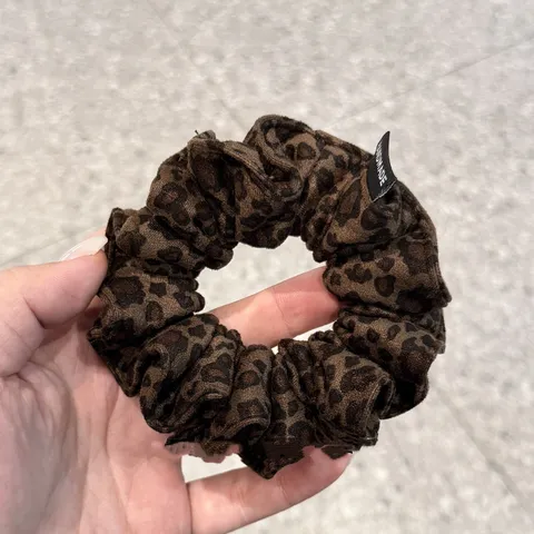 Fascia per Capelli con Stampa Leopardo Retro per Donna Autunno Inverno Alta Elasticità Accessorio per Capelli in Tessuto Fatto a Mano