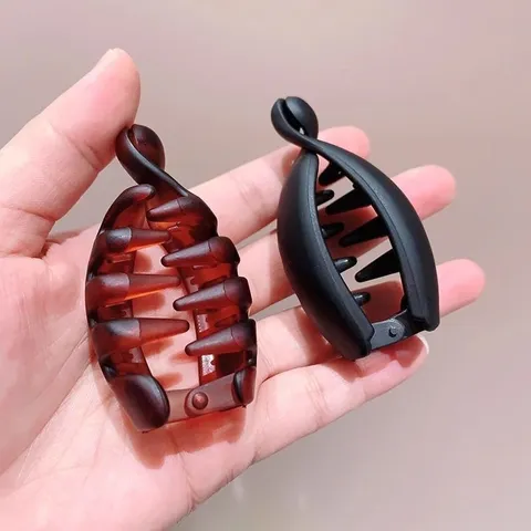 Molla a Banana Stampa Leopardata Molla per Capelli Resina Geometrico Moda Accessori Capelli per Donne Commute Quotidiano