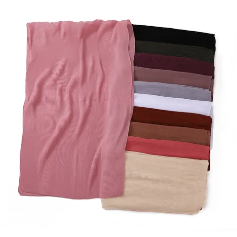 Sciarpa in Chiffon alla Moda da Donna Stropicciata Glitterata Argento Sciarpa Lunga Leggera Traspirante Copricapo Scialle Protezione Solare