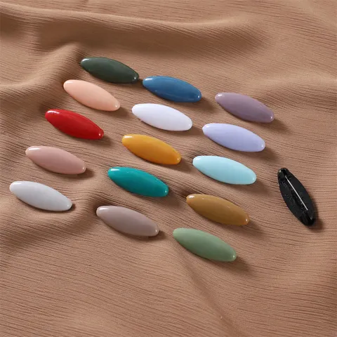 Plastic Colorful Safety Pins Card Pack Brooch Scarf Clip Anti-Glare Pin Fashion Clothing Accessories Decorative Pin