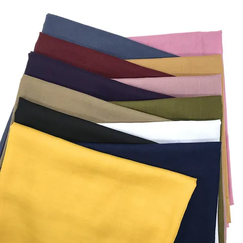 Dames Effen Kleur Vierkante Sjaal Lichtgewicht Voile Hijab Moslim Hoofddoek Casual Ademende Nek Sjaal